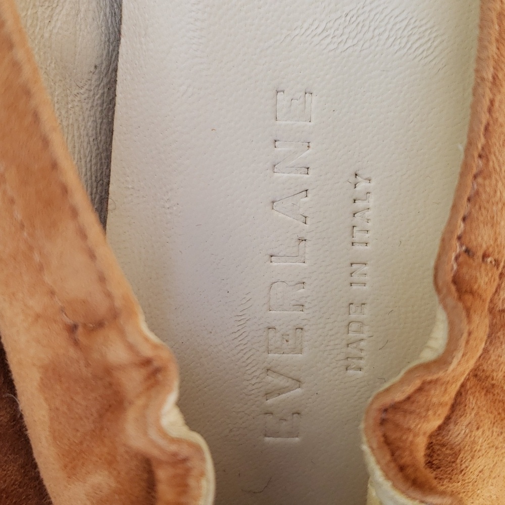 Everlane Tan Suede Heels - Picture 5 of 8